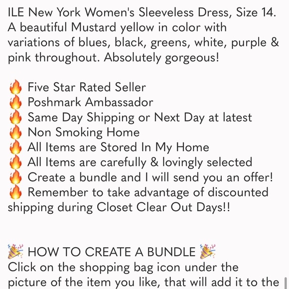 ILE New York women’s print shift dress size 14 - Picture 12 of 12